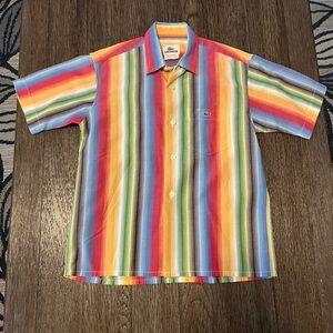 Lacoste Colorful Button Down Kids Shirt